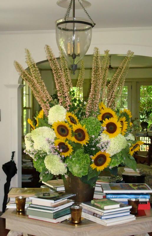 Foyer with Sunflowers